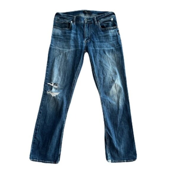 Silver Jeans 32 x 30 Medium Wash Allen Classic Fit Slim Leg - Picture 1 of 9